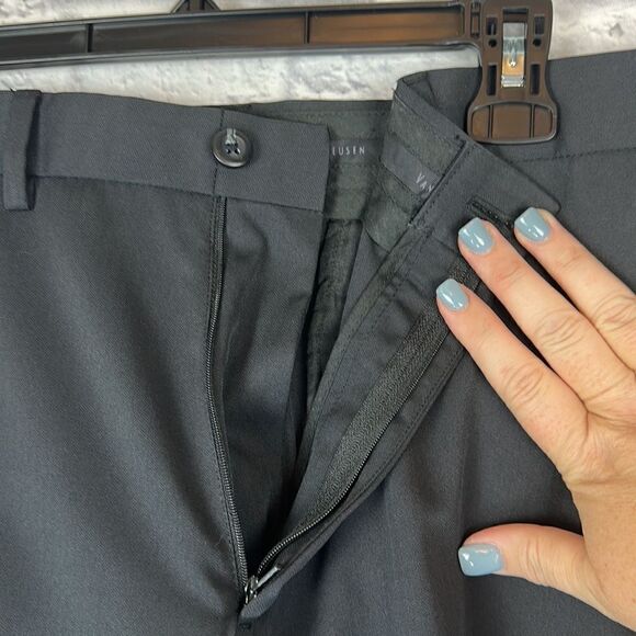 Van Heusen Black Slacks Pal rd Size 34x32 - Picture 3 of 7
